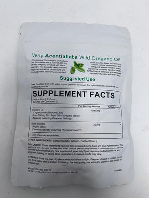 Oregano Oil 120 Softgels - 2-In-1 6000Mg with Black Seed Oil 200Mg & 165Mg Carvacrol | Cold-Pressed, Non-Gmo | Immune, Digestive & Respiratory Support