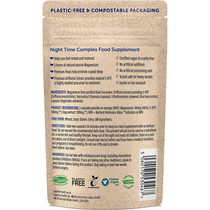 Night Time Complex – Together Health – Marine Magnesium – Griffonia & Hops Extracts – Vegan Friendly – Made in the UK - 60 Vegecaps