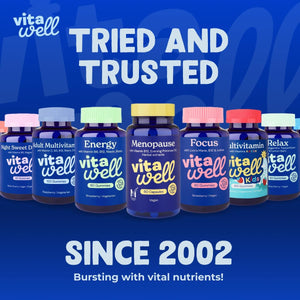 Vitawell Adult Multivitamin Gummies - 120 Raspberry Flavour Gummies (2 Month Supply) | Complex Vitamin D Formula | Chewable Multivitamins for Men & Women | Immune Support | 10 Essential Adult Vitamin