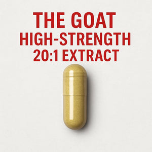 The Goat – Dual Formula Hgoat Capsule 3000MG | High Strength 20:1 Blend for Energy & Peak Performance – 90 Vegan Capsules – No Fillers, Lab Tested, UK Made