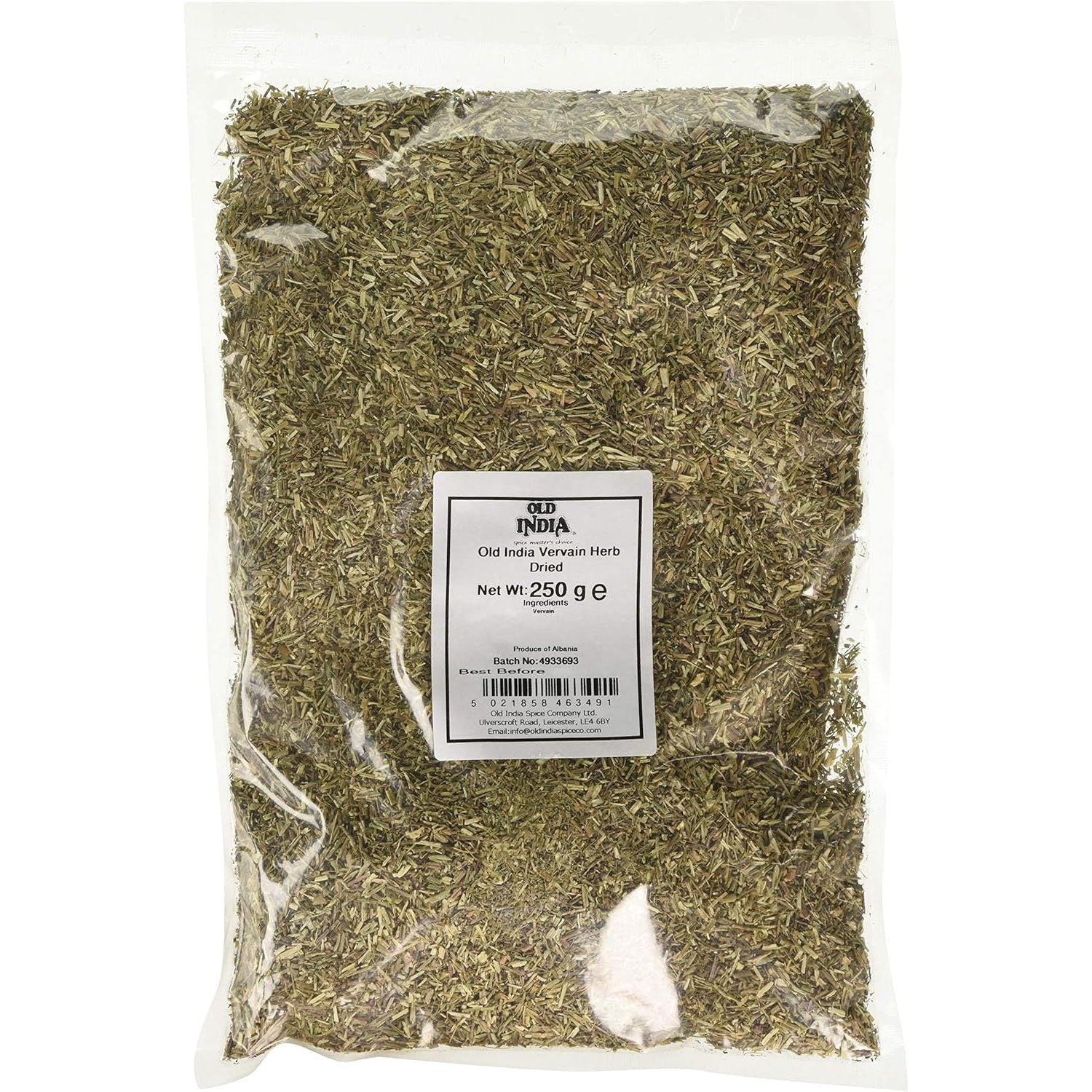 Old India Vervain Herb Dried 250G