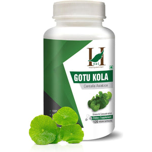 H&C Gotu Kola (Centella Asiatica) Capsules - 900Mg per Serving, 120 Counts | for Memory and Concentration