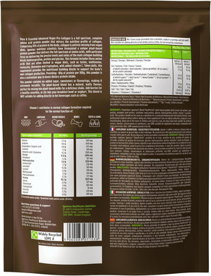 Vegan Pro-Collagen Protein Powder, Plant-Based Peptide Supplement with Glycine, 21 Amino Acids & Vitamin C, Complete Collagen Boosting Formula, Mix into Drinks or Food, 35 Servings, by Igennus