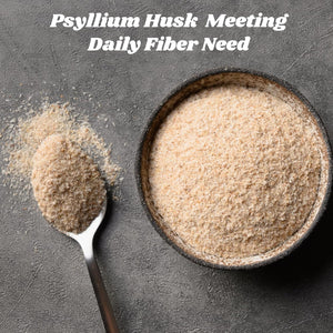 Psyllium Husk (100G/3.52Oz) Easy Mixing Fiber Supplement, Finely Ground & Non-Gmo Powder for Promoting Regularity