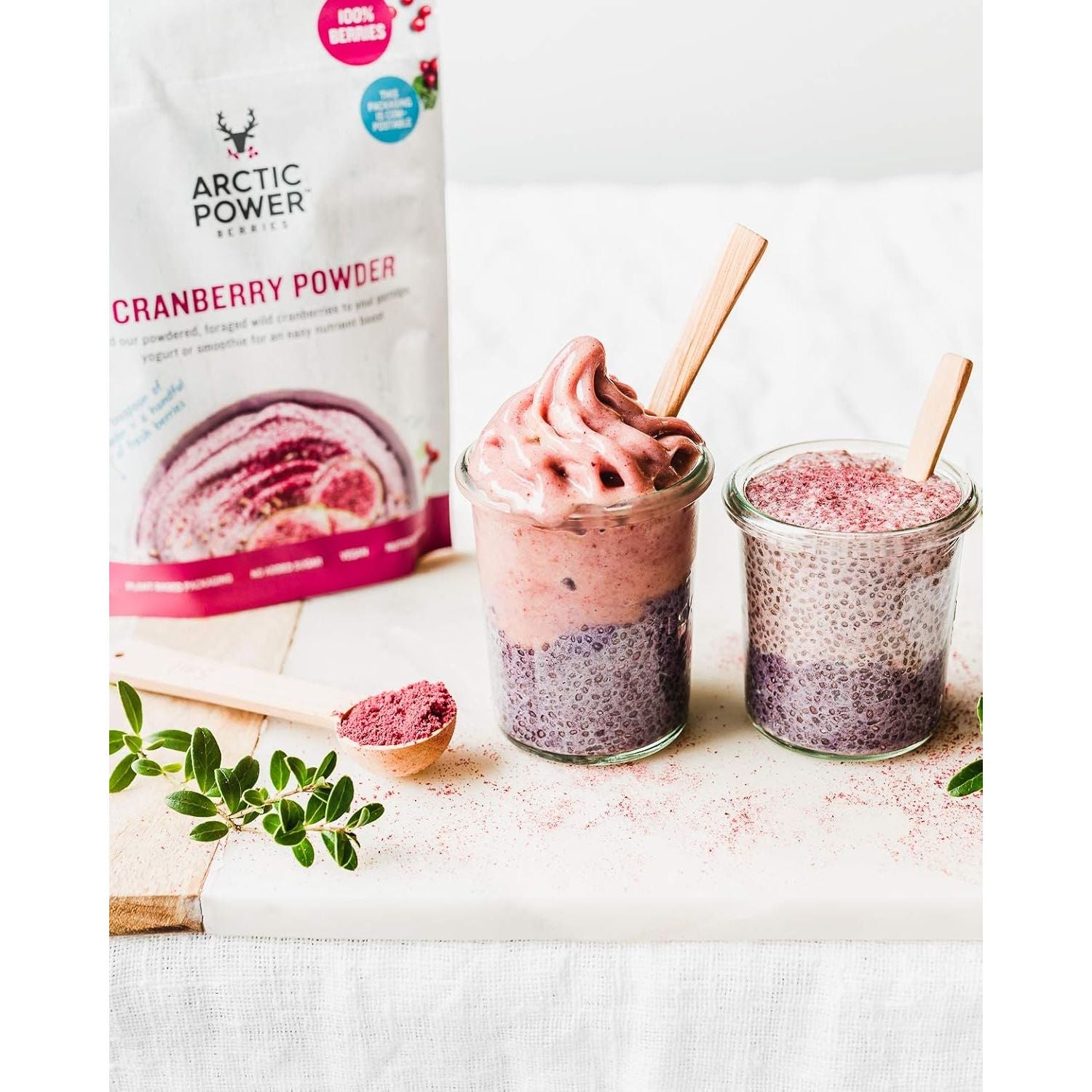 Arctic Power Berries 70 G 100% Pure Cranberry Powder