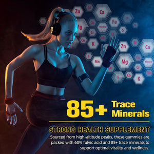 Shilajit Gummies for Men & Women, Enhanced Strength Gummies for Overall Wellness, Natural Himalayan Gold Shilajit Gummie Rich in Ashwagandha, Gokshura, Energy Boost and Endurance, 60 Gummies