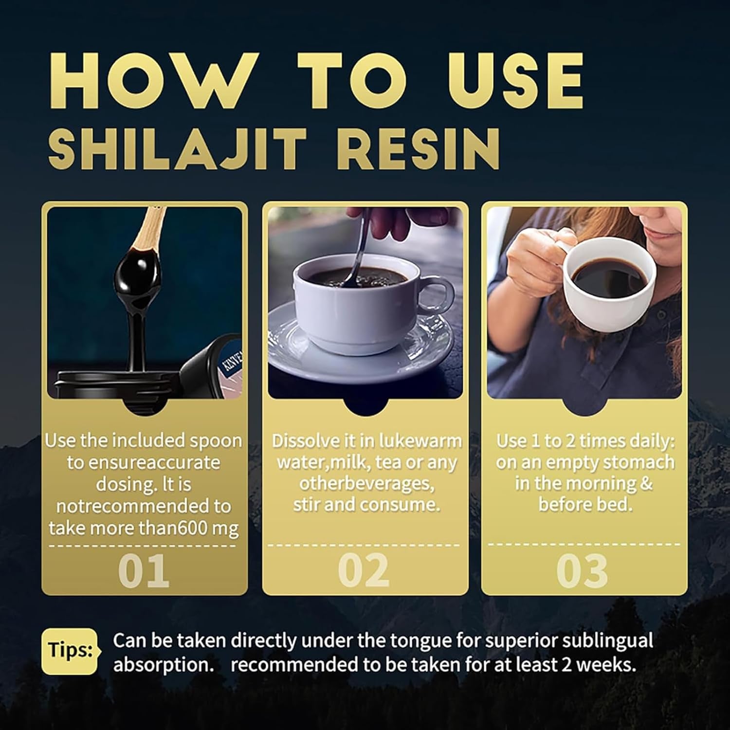 Shilajit Resin - Maximum Potency Natural Organic Shilajit Gold Grade 50G with Fulvic Minerals & Humic Acid, Strength & Stamina Booster for Men and Women, Vegan (Pack of 1)