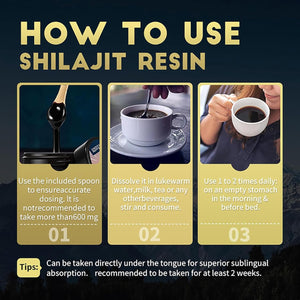 Shilajit Resin - Maximum Potency Natural Organic Shilajit Gold Grade 50G with Fulvic Minerals & Humic Acid, Strength & Stamina Booster for Men and Women, Vegan (Pack of 1)