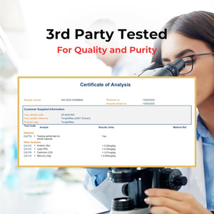 Pure Tongalimax - 120 Capsules - 200:1 Extract from Tongaliroot Only - with Zero Additives - Energy, Vitality and Performance for Men