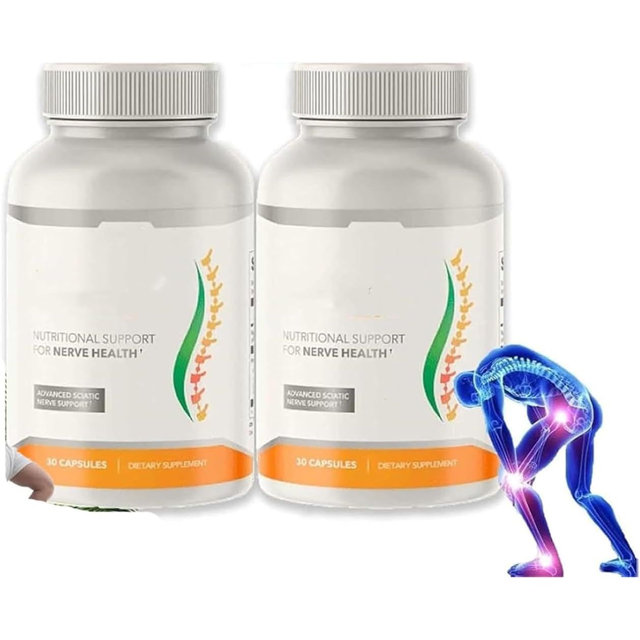 Arialief Capsules for Sciatica, Arialief Sciatica Pain Relief Capsules, Arialief Nutritional Support for Nerve Health, Long-Lasting Fast Acting Support, Say Goodbye to Discomfort (1)