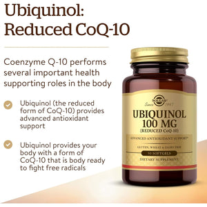 Solgar® Ubiquinol 100 Mg Softgels - Pack of 50