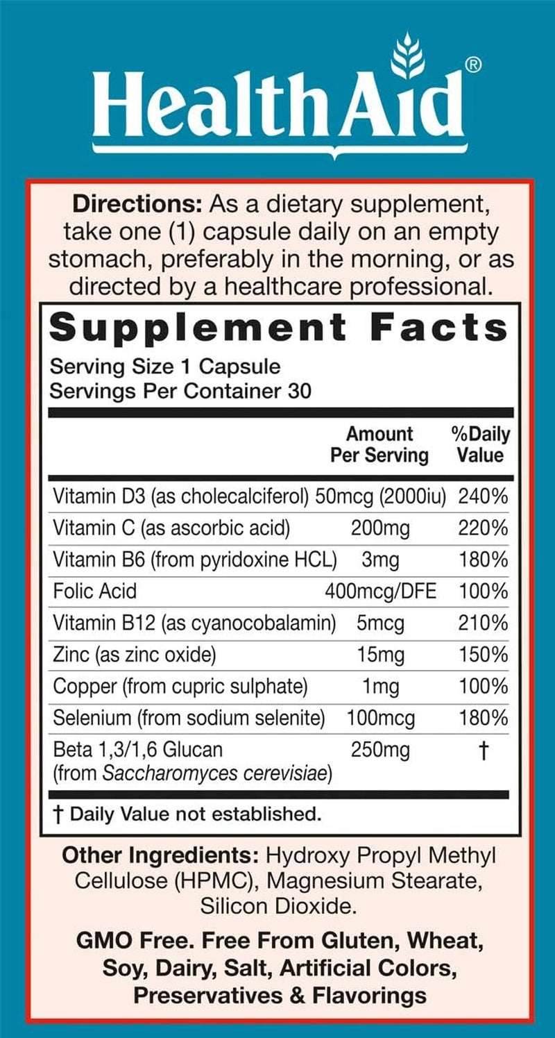 Healthaid Beta Glucan Complex Capsules