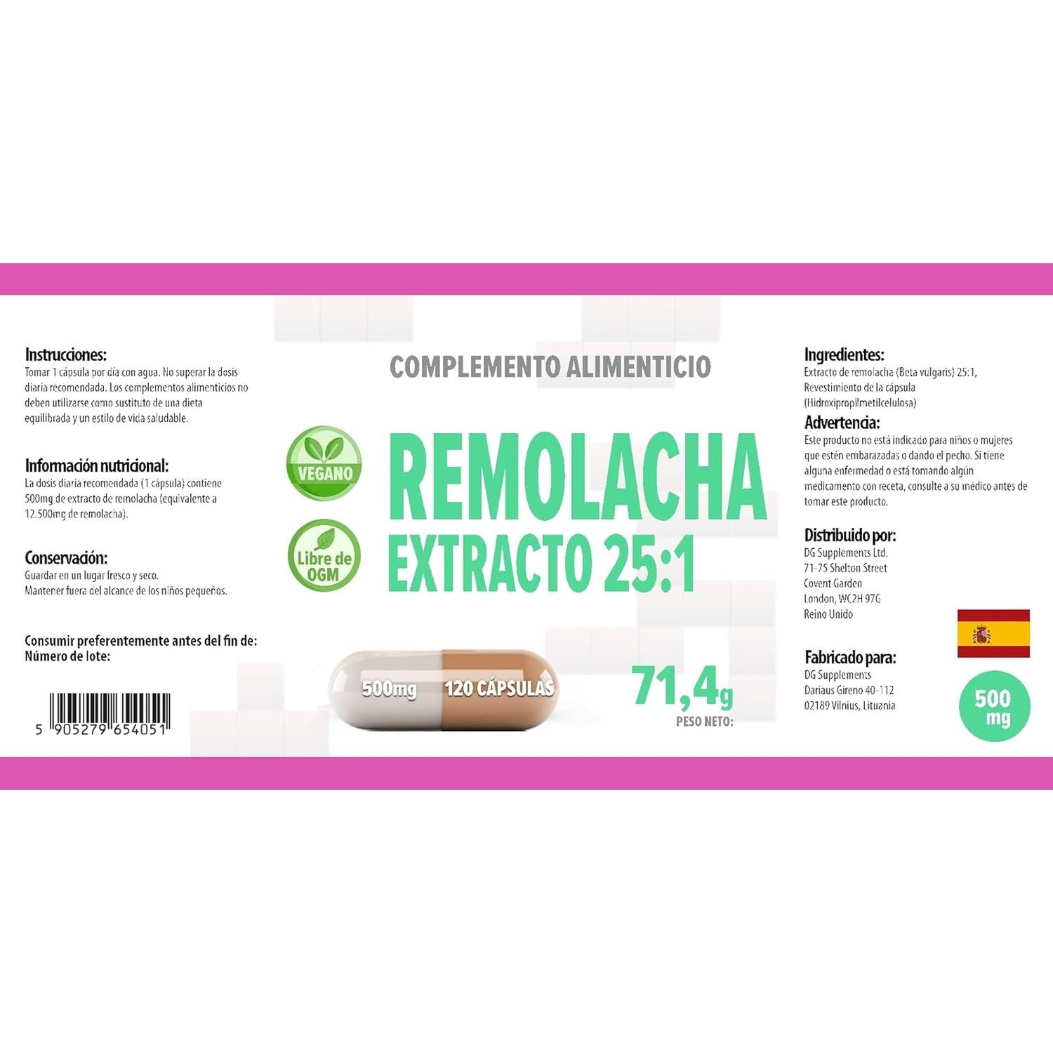 Hepatica Beetroot 12,500Mg | 25:1 Extract (500Mg) | 120 Vegan Capsules | High Strength Nitric Oxide Booster for Energy & Stamina Health | 3Rd Party Lab Tested