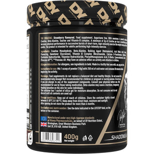 DY Nutrition the Creatine Complex 400G - High Performance Creatine Monohydrate Powder with Beta Alanine, Taurine + B Vitamins for Muscle Endurance, Pump & Recovery X40 Servings (Strawberry Flavoured)