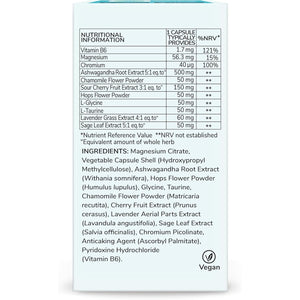 Health & Her Sleep+ Supplements for Women - 1 Month Supply, 30 Capsules - Women'S Multivitamin with Lavender, Chamomile & Magnesium - Vegan, Gluten-Free