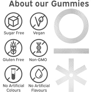 Nutriburst - Trueradiance Collagen Support Gummies for Healthy Hair, Skin & Nails - Biotin (100Μg), Hyaluronic Acid (50Mg), Vitamin a (400Μg) + Vitamin C (80Mg) - 60 Gummies 1 Month Supply