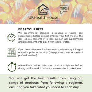 Ukhealthhouse Evening Primrose Oil – EPO Capsules, 1000Mg X 180 Softgels – High Strength Omega 6 GLA Content – Great for Skin, Immune System, Hormonal Pain, Hot Flushes & Women’S Health