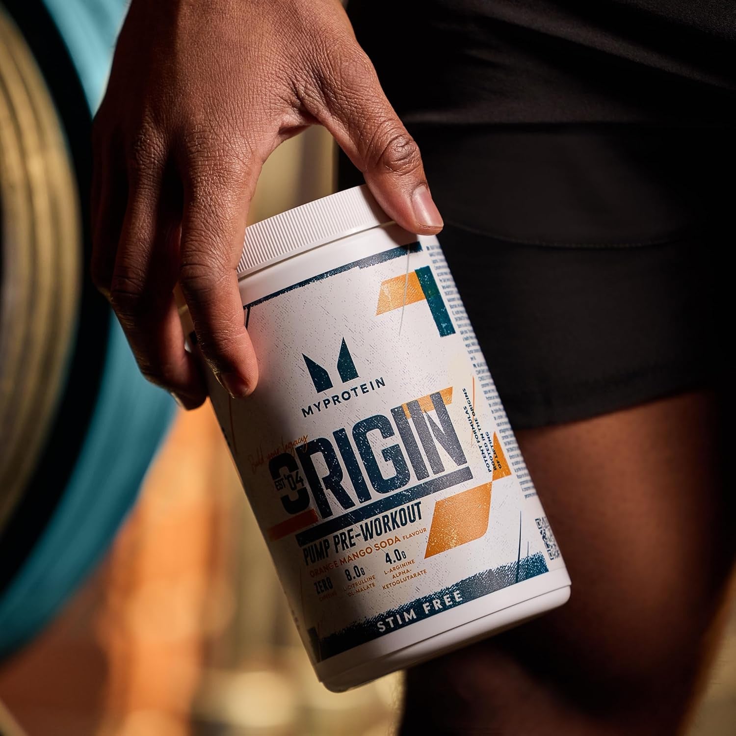 Myprotein Pump Pre Workout, Stim-Free - Orange Mango Soda Flavour, 600G (30 Servings), Zero Caffeine, 8G Citrulline Malate, 4G Arginine, 3.5G Beta Alanine | Vegan & Vegetarian Friendly