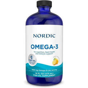 Nordic'S Omega-3 Fish Oil, 1560 Mg, Lemon Taste, 473 Ml