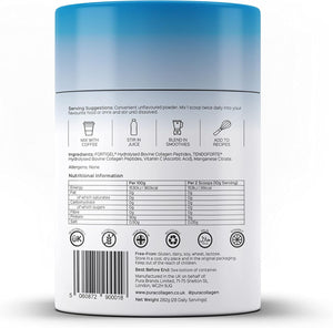 Pura Powdered Collagen Supplement (Flex +) | Hydrolysed Collagen Peptides with Vitamin C & Manganese | 284G (28 Servings)