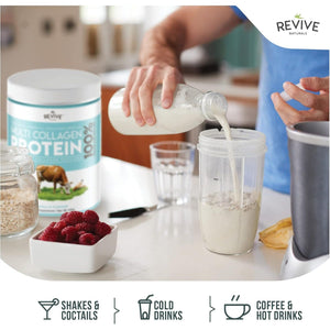 Vanilla Multi Collagen Protein Powder - 400G - Unsweetened - 5 Types of Collagen Peptides - Hydrolysed Grass Fed Bovine, Wild Caught Marine & Free-Range Chicken - Keto Approved
