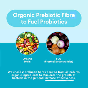 80 Billion CFU Probiotics - 20 Strains + Prebiotics | Lactobacillus and Bifidobacterium Strains | Probiotics for Women and Men | Made in the UK – 2 Month Supply