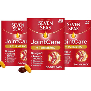 Seven Seas Jointcare Supplex & Turmeric 30 Duo Caps by Seven Seas (Packs of 3)