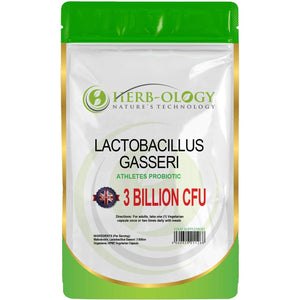 HB Lactobacillus Gasseri | 60 Lactobacillus Probiotic Capsules - High Strength 3 Billion CFU L-Gasseri Probiotic per Serving | Non-Gmo, Gluten & Allergen Free | Made in the UK