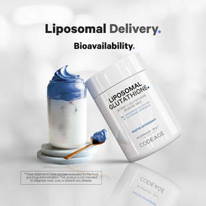 Codeage Liposomal Glutathione Supplement - Pure Reduced Setria L Glutathione Skin - Nano Encapsulated Glutathione Powder Pills - Phospholipids - Antioxidant Complex - Vegan, Non-Gmo - 60 Capsules