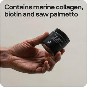 Sons Hair Growth Supplement - Multi-Vitamin Supplement & Minerals with Anagain, Marine Collagen & Biotin - Natural Ingredients to Promote Healthier Hair, 1 Month (60 Capsules). Made in Europe