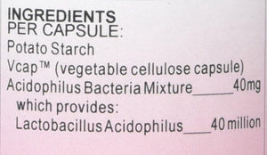 Health plus Acidophilus Probiotic Digestive Health Supplement - 90 Capsules