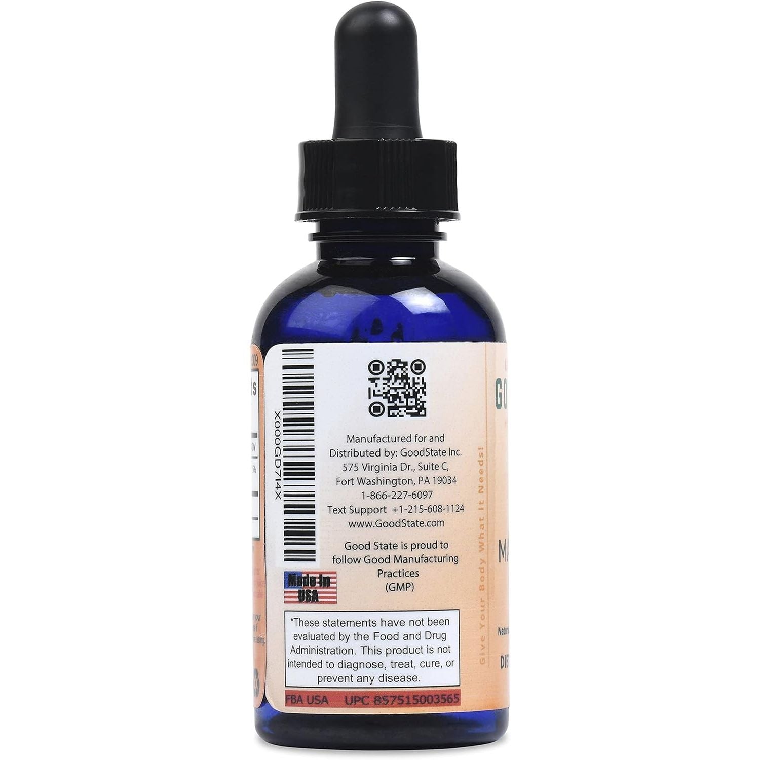 Good State - Liquid Ionic Magnesium Ultra Concentrate - (10 Drops Equals 50 Mg) (100 Servings per Bottle)