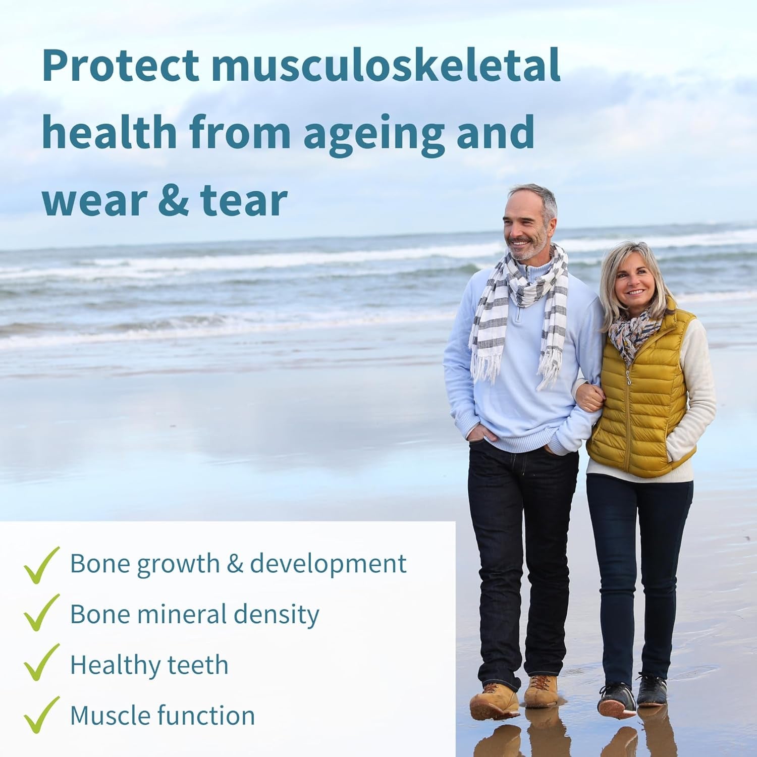 High Absorption Algae Calcium & Magnesium Supplement, plus Vitamin D, K2 & Boron, Clean Label & Plant Based, Non-Gmo Algae Mineral Complex for Bone & Teeth Support, Vegan, 60 Tablets, by Igennus