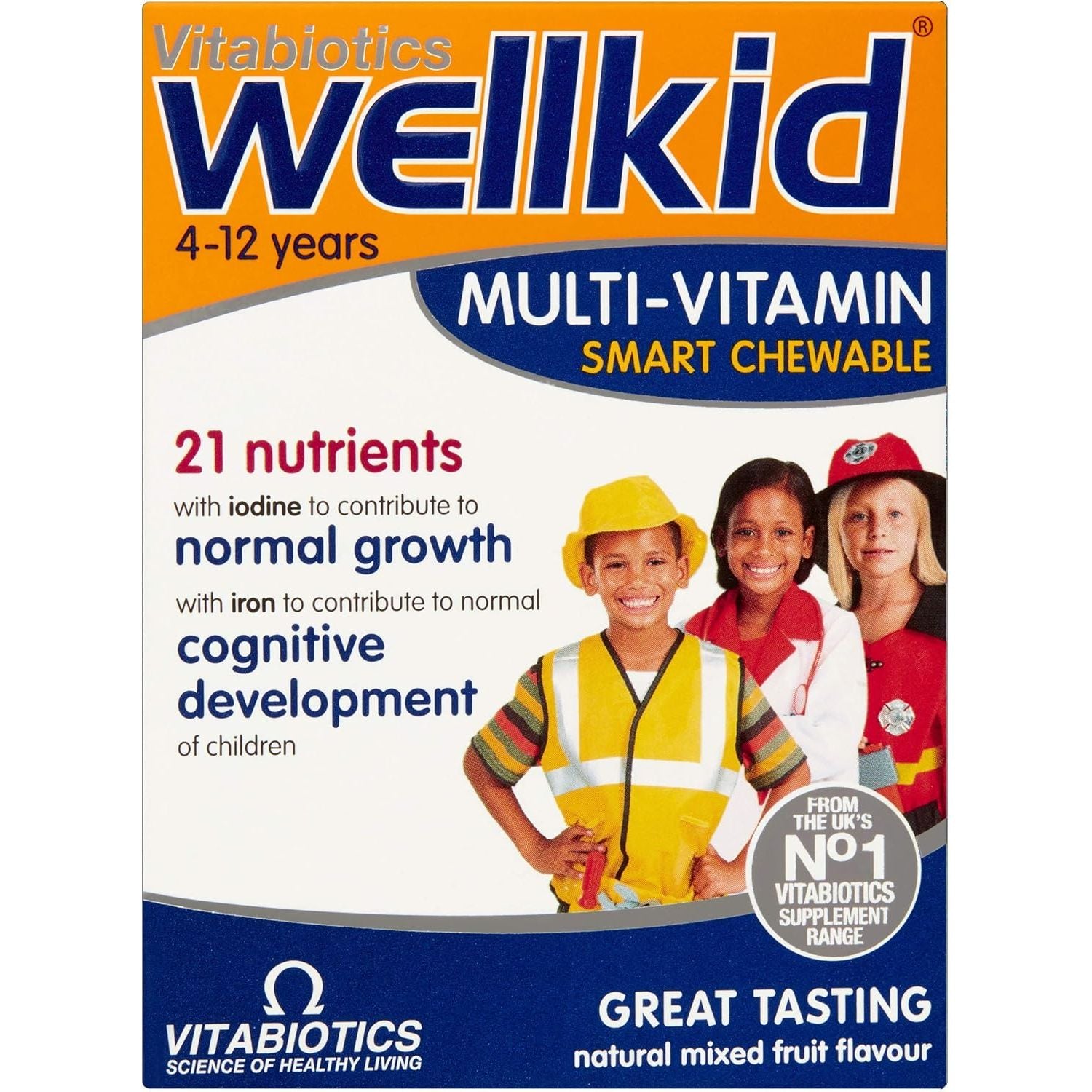 Vitabiotics Wellkid Multi-Vitamin Smart Chewable - 30 Tablets