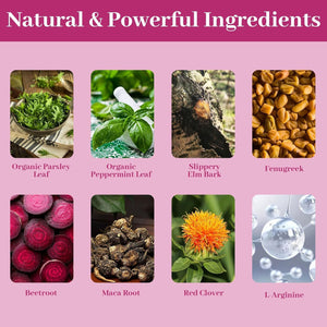 60 Feminine Balance Gummies, Premium Pheromone Gummies for Women, Enhance Your Social Appeal and Self-Confidence, Vegan and Gluten-Free, Gmo-Free, Strawberry Flavour - 30 Servings