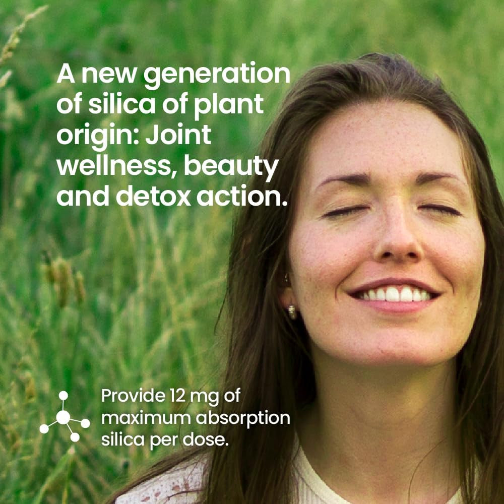 G7 Siliplant Improved Formula. Liquid Silica Supplement Collagen Booster, Strengthens Bones and Joints Supplements, Boosts Skin Elasticity. 33-Day Treatment.