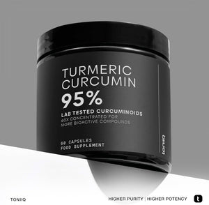 Turmeric Curcumin - Ultra High Potency 60:1 Extract with 95% Curcuminoids - 800Mg per Serving - Black Pepper & MCT Oil for Enhanced Absorption - Third-Party Lab Tested - 60 Capsules