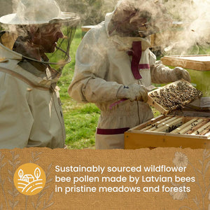 Earthbreath Bee Pollen Granules 400Gr (2X200Gr)– 100% Raw & Natural – Sustainably Harvested – Rich in Natural Goodness – No Artificial Additives