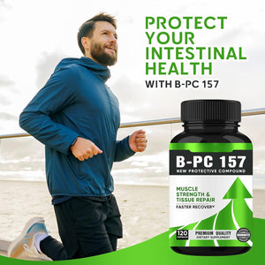 BPC 157 Peptide Capsules, New Protective Compound Bpc-157 1000Mg,Non-Gmo, Gluten-Free-120Capsules