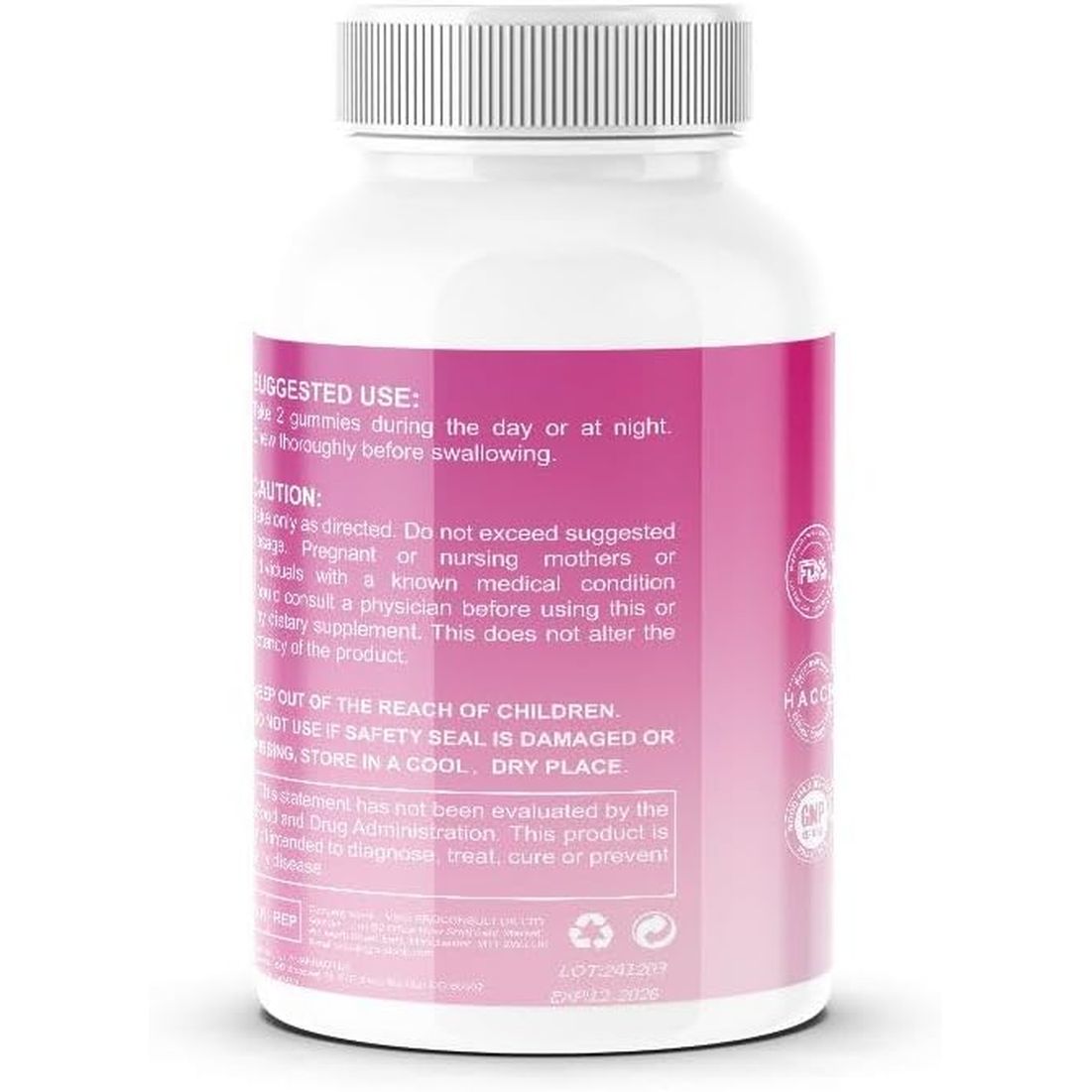 Premium Balance Gummies for Women - Prenatal Vitamins for Her with Inositol, Coq10, Folate and Vitamins to Support Hormone Balance, Ovulation + Menstrual Cycle, 60 Gummies