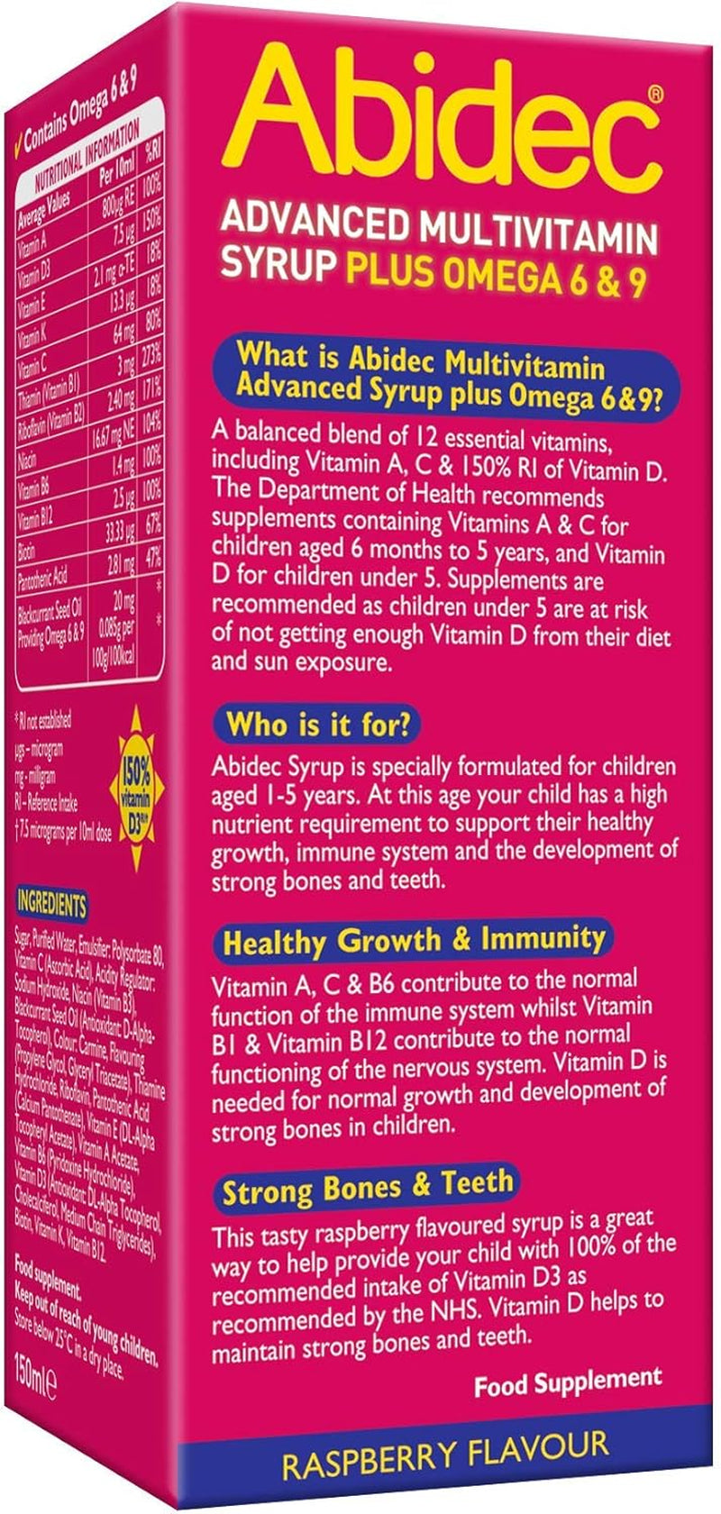 Abidec HEALTH_PERSONAL_CARE, Black, 150 Ml (Pack of 1)