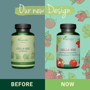 Vegavero Vegan Collagen Supplement 2000 Mg | Complex with L-Lysine, L-Proline, Vitamin C (Acerola) & Superfoods Extracts | NO Additives, Lab-Tested | 120 Capsules