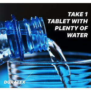 DURATEX by Hilman Blue Pills for Men Endurance - Premium Strong 100Mg Tablets for Enhanced Stamina Firm Performance Power Booster Herbal Male Food Supplements for Long Lasting (10 Count (Pack of 1))