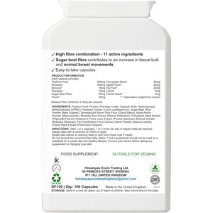 Himalayas Pure Keto Fiber Pro+ Dietary Fiber 100 Capsules