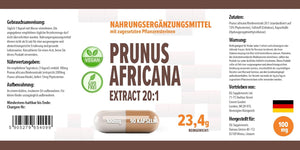 Hepatica Pygeum Africanum – 2000Mg Equivalent (100Mg 20:1 Extract) | 90 Vegan Capsules | 13% Phytosterols | High-Strength Prostate & Urinary Health Support | 3Rd Party Lab Tested