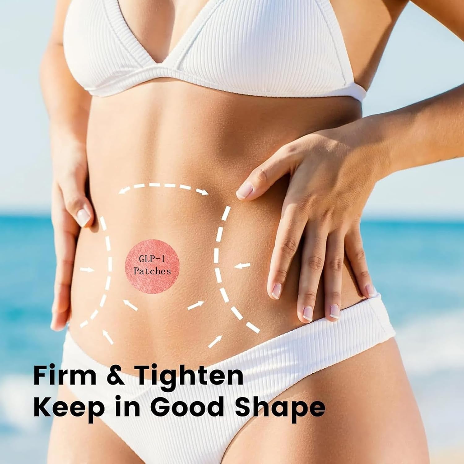 Glp-1 Patches, Weightless Patches Healthy Shape Support Botanical Plant-Based Formula with Berberine, 42 Vegan Patche