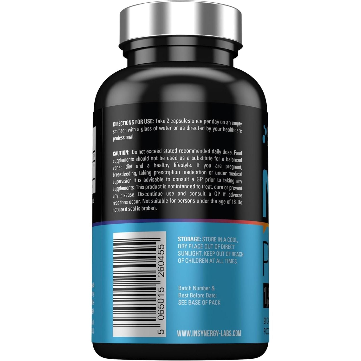 NAC 650Mg per Capsule (Maximum Dose in UK) Superior 98% Purity NAC Supplement, N-Acetyl-Cysteine NAC Powder 90 Vegan Capsules