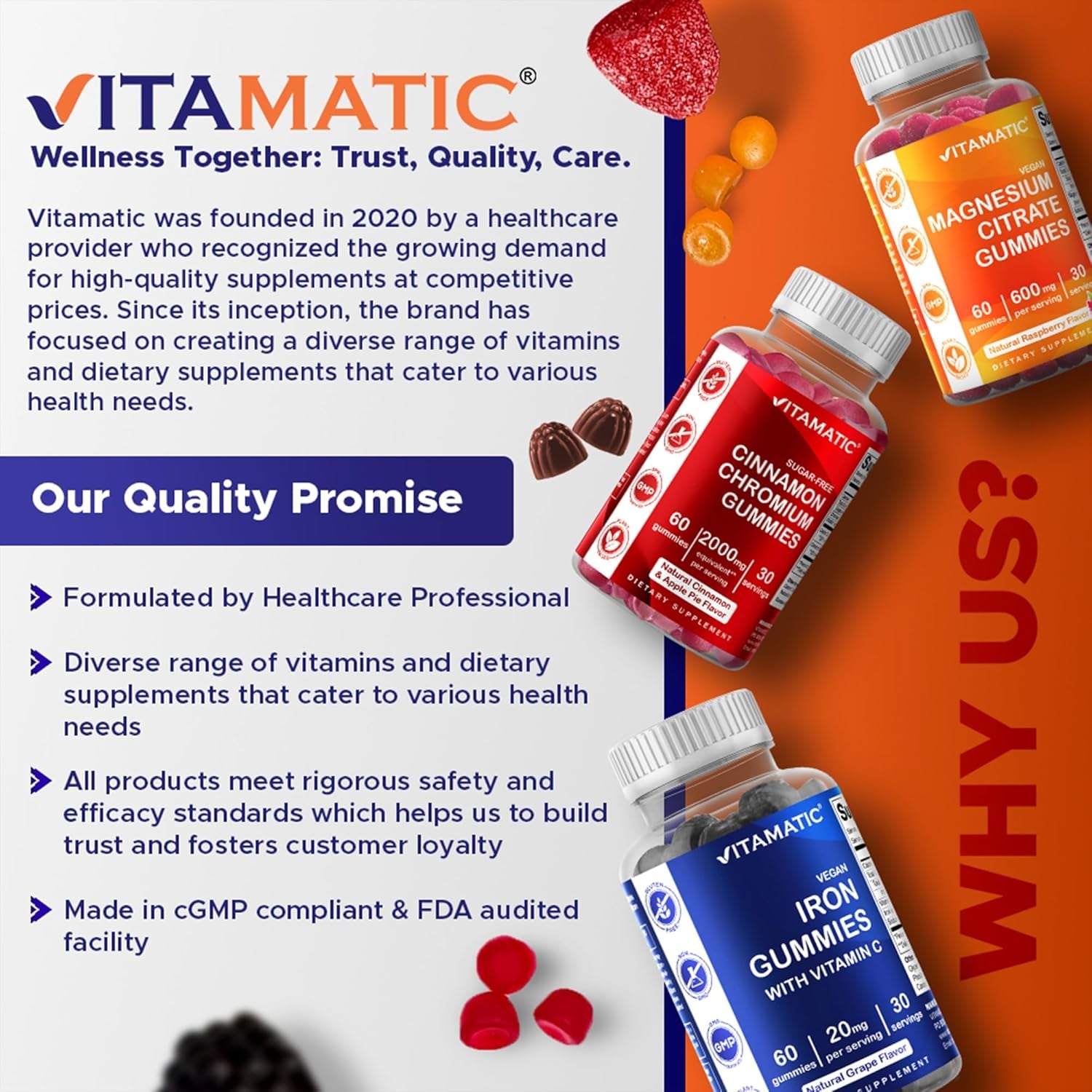 Vitamatic Tart Cherry with Celery Seed Gummies - 4000 Mg Serving - Powerful Uric Acid Cleanse for Joint Comfort, Healthy Sleep Cycles & Muscle Recovery