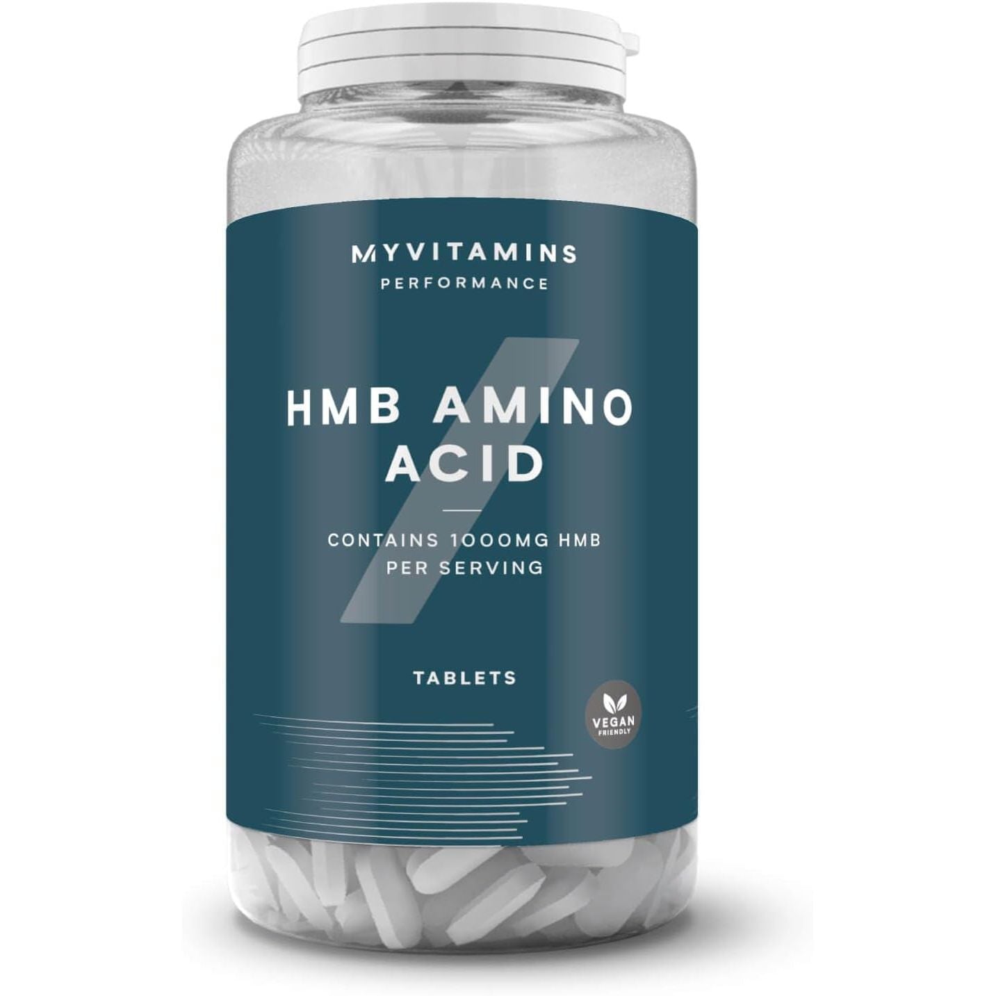 Myprotein HMB Tablets | 1000Mg High-Strength Beta-Hydroxy Beta-Methylbutyrate Supplement | Supports Muscle Growth, Recovery & Performance | Amino Acid Metabolite of Leucine | 180 Count