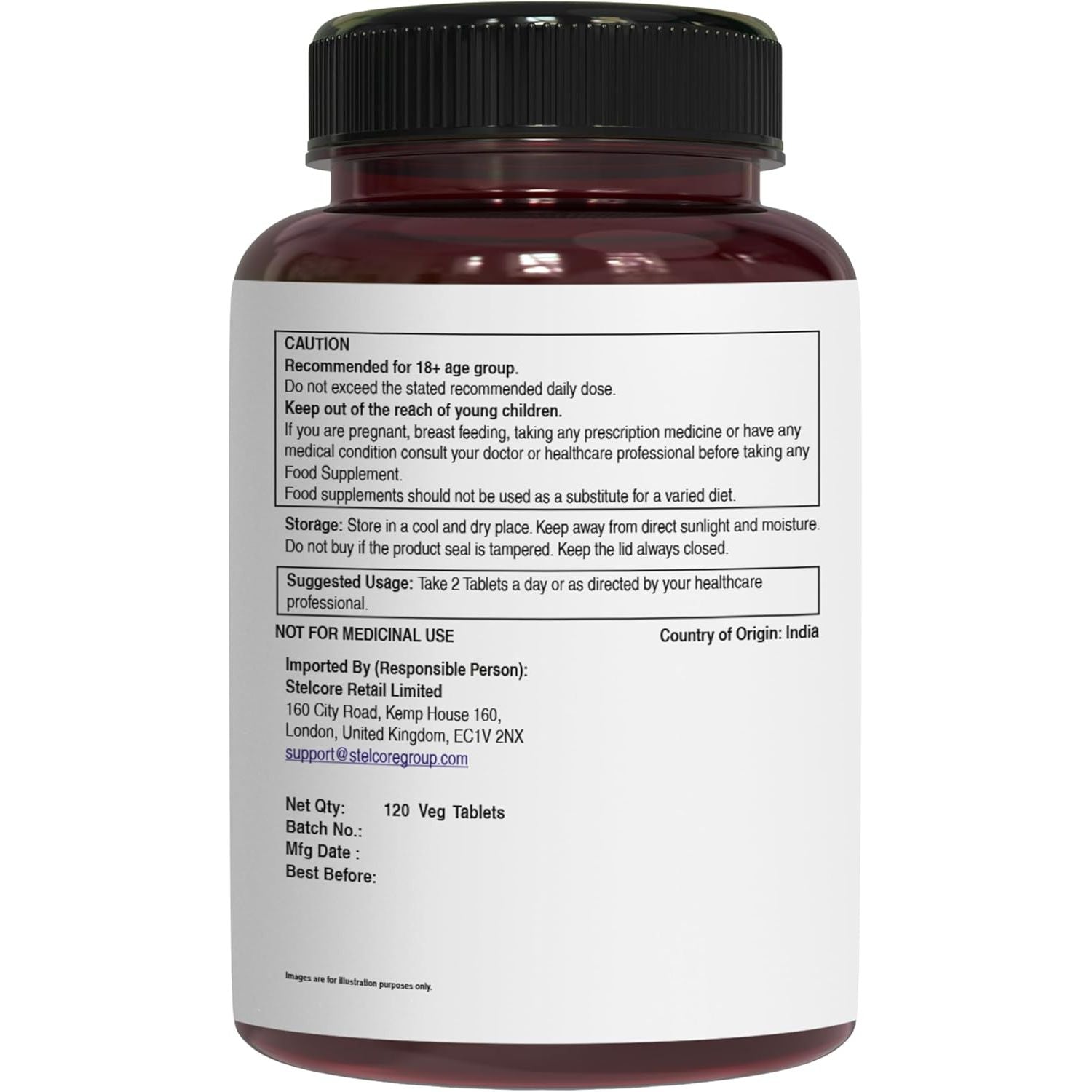 Pure Nutrition Magg - Magnesium Glycinate Supplement for Men and Women | High Absorption Supplement | 200Mg Elemental Magnesium | 120 Veg Tabs